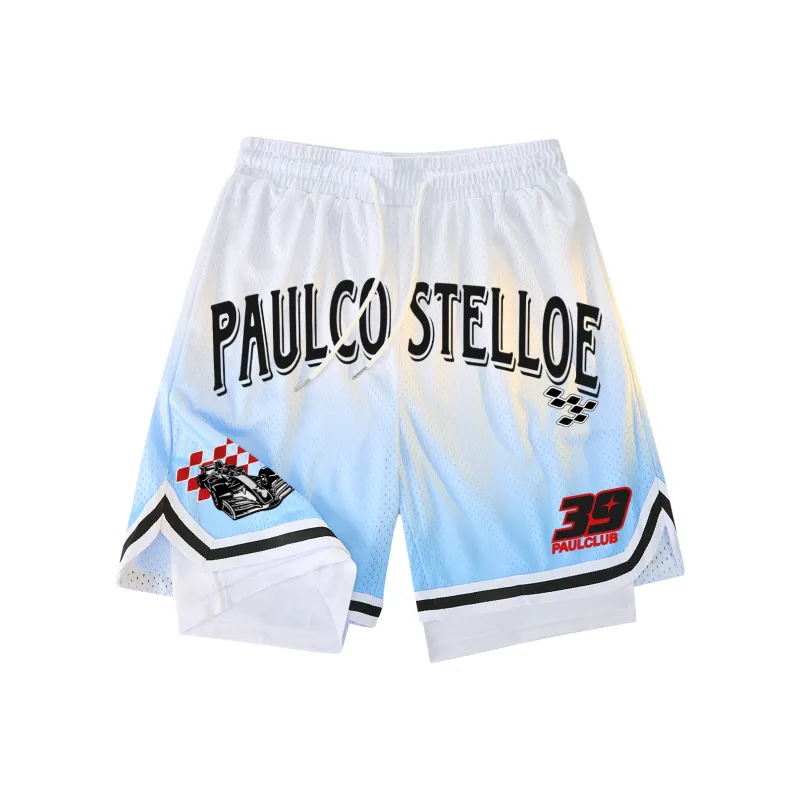 PAUL COSTELLOE Basketball Shorts Unisex-12