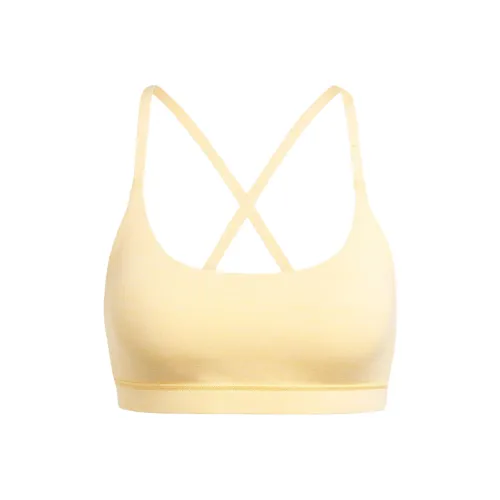Adidas All Me Light Support Bra Sports Underwear Women's Sunlight Yellow