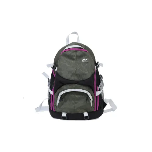 Ceion Keust Oxford Backpack Unisex Green/Purple