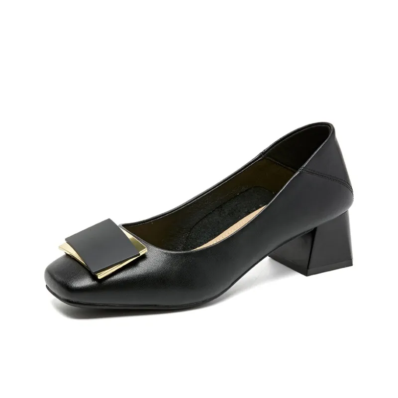 DAPHNE Chunky Heel High Heels Women's-0