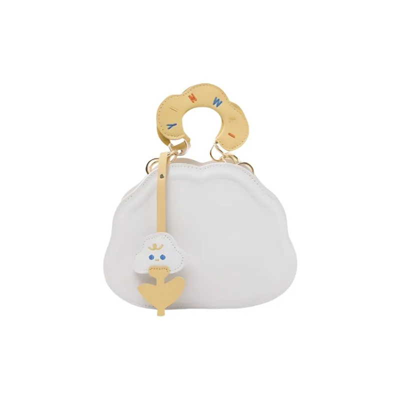 GATOER PU Handbag Regular Women's White/Yellow-0