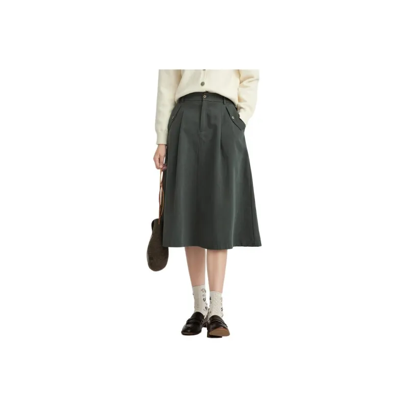 ZIHAN Casual Long Skirts Women's-0