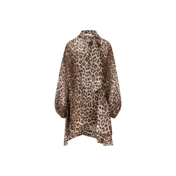 Zimmermann Illustration Billow Mini Dress