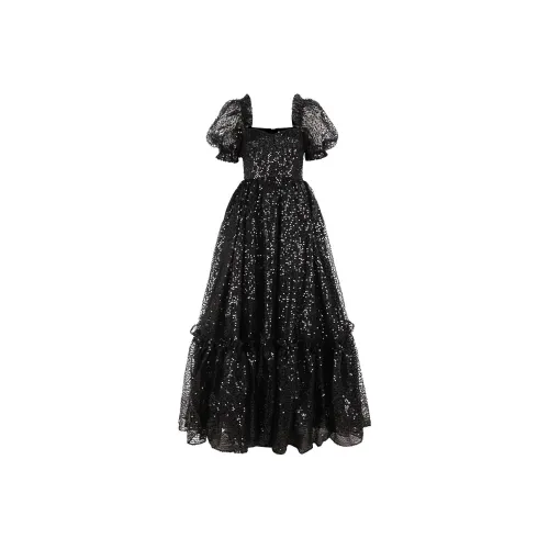 Selkie Collection FW23 cigar Dress Women's Black