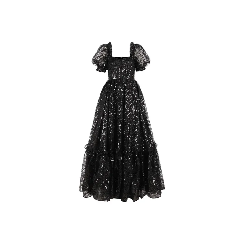Selkie Collection FW23 Evening Dress Women's Black-0