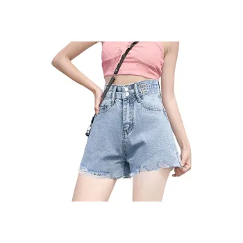 Weixi Denim Shorts Women's Blue