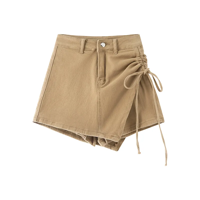 COVER TIME Denim Short Skirts Women's-6