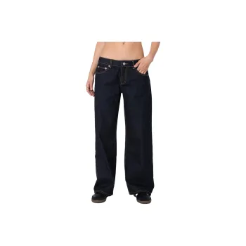 Edikted Petite Raelynn Washed Low Rise Jeans Women's
