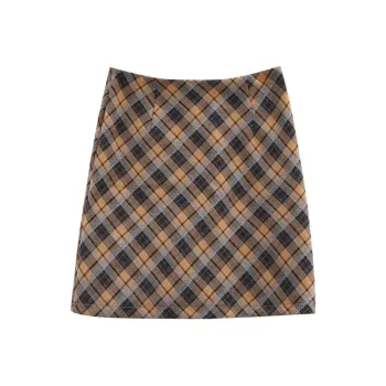 A Paradise For Awakening Casual Short Skirts Women's Khaki