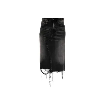 R13 Jesse Frayed Skirt