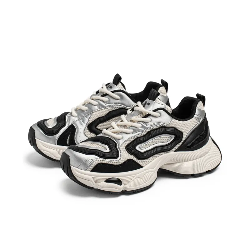 ROBINHOOD Cushioning, Slip Resistant, Abrasion Resistant, Coverage, Support Low Top Chunky Sneakers Men's-8