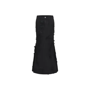 ATTEMPT Casual Long Skirts Women's Black