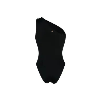 VERSACE One-Shoulder Cut-Out Swimsuit