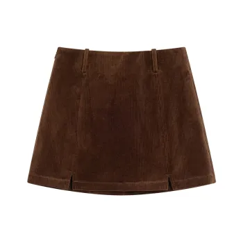 Ouyang Casual Short Skirts Women's Cocoa Brown