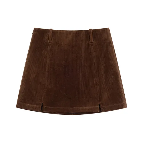 Ouyang Casual Short Skirts Women's Cocoa Brown