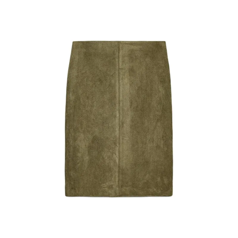 ZARA Casual Short Skirts Women's Medium Khaki-0