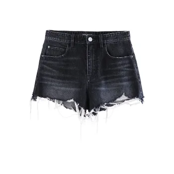 Miss Sixty Denim Shorts Women's Black Gray
