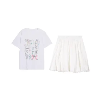 HAPG Two Piece Skirt Sets Women's