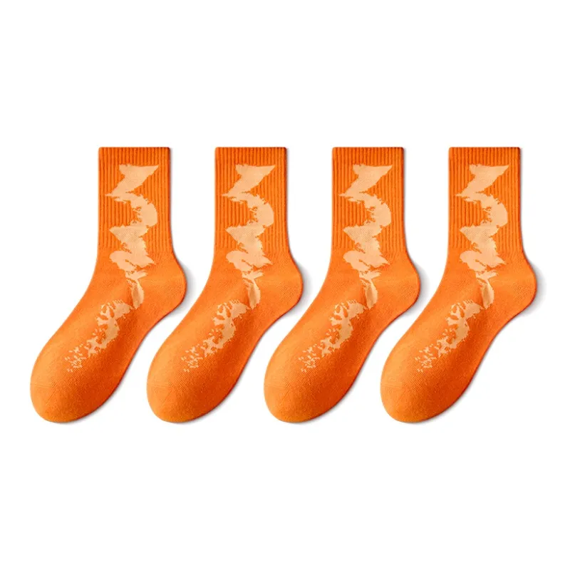 LUOLIAN Mid Calf Socks Men's 4 Pack-7