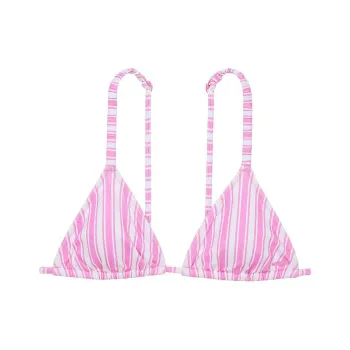 Victoria's Secret PINK SCRUNCHIE TRIANGLE BIKINI TOP / Ps Bikini Women's Pink