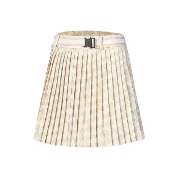 FILA Golf Series Casual Short Skirts Women's Light Card Yellow
