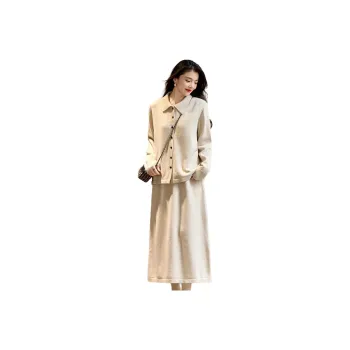 CARBAMMI Skirt Set Women's Apricot