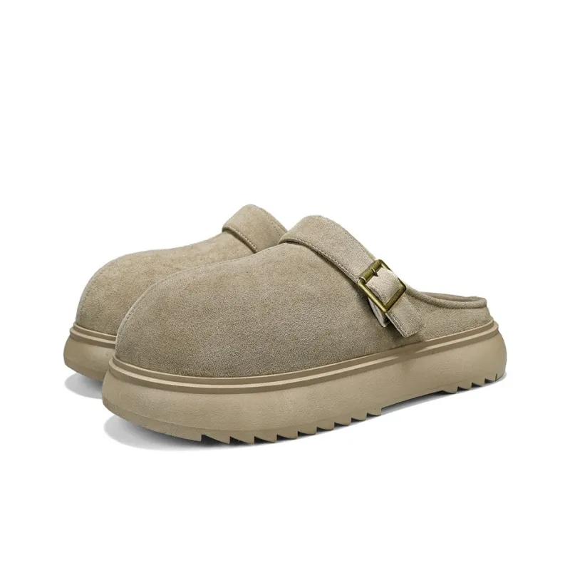 TEXWOOD Stitching Abrasion Resistant Closed Toe Slippers Men's Box-8