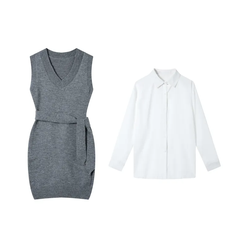Adeworn Two Piece Skirt Sets Women's-4