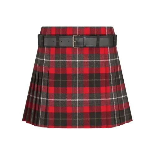 DIOR Casual Short Skirts Women's Red