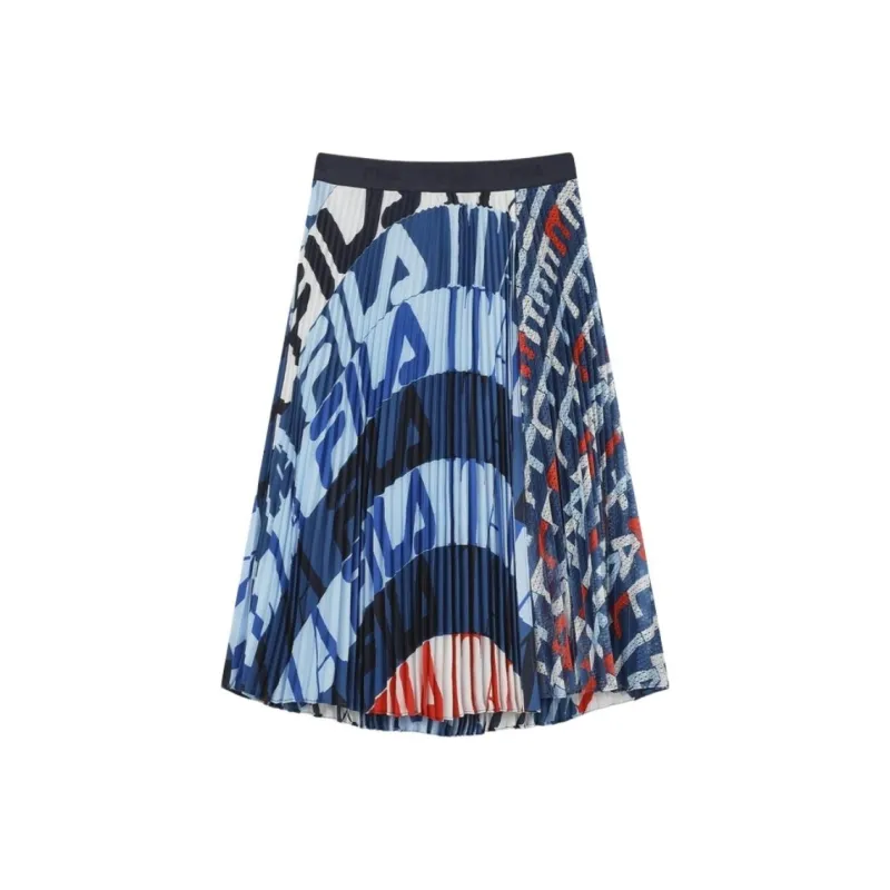 FILA Casual Long Skirts Women's Blue-0