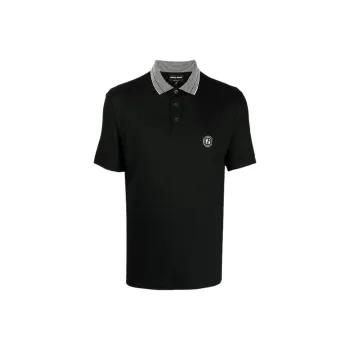 GIORGIO ARMANI Polo Shirts Men Black