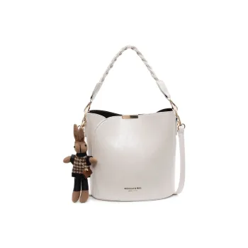 TOUTSEUL YOLO PU Handbag Women's Ecru/Black/Coffee/Brown