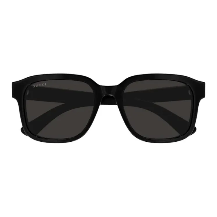 GUCCI Recycled Acetate Rectangular Sunglasses Men's Black-1