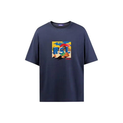 RSL T Shirts Unisex Navy Blue