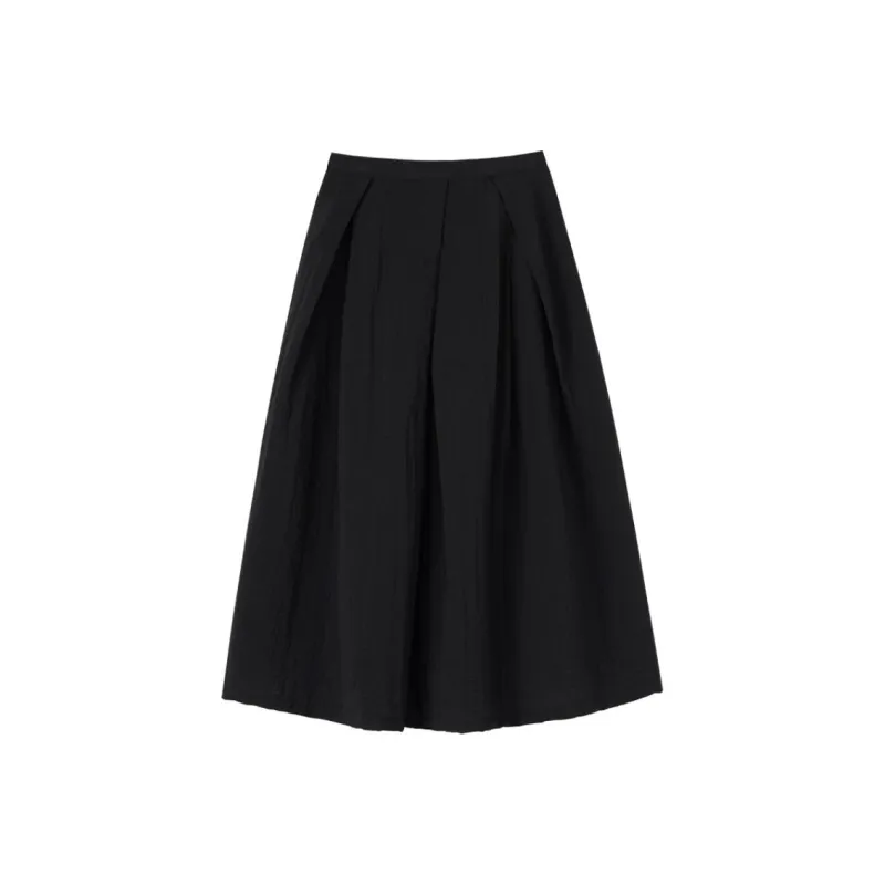 Hacikis Casual Long Skirts Women's Munich Black-0