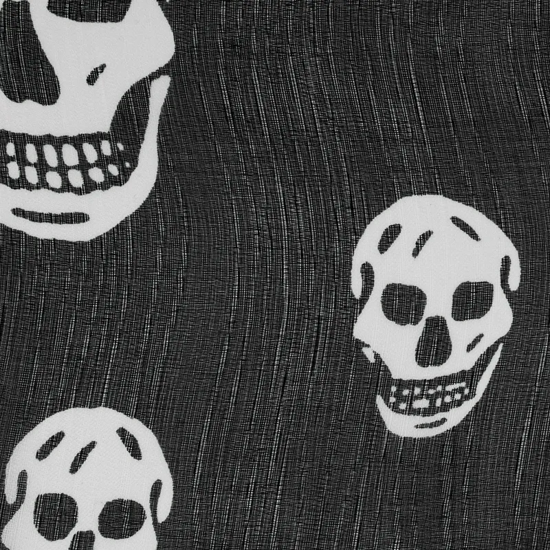 Alexander McQueen Skull Printed Finished Edges Scarf-2