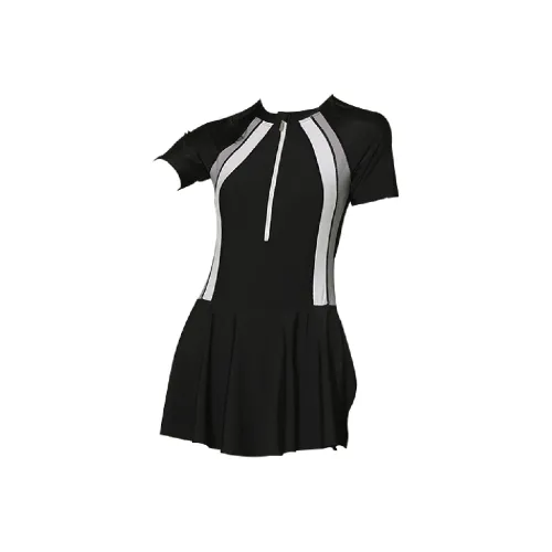 Hao Zhilang One Piece Swimsuits Women's Black