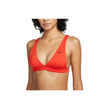 Nike Essential Women's Bralette Bikini Top Bikini Women's Leather Cantal Red