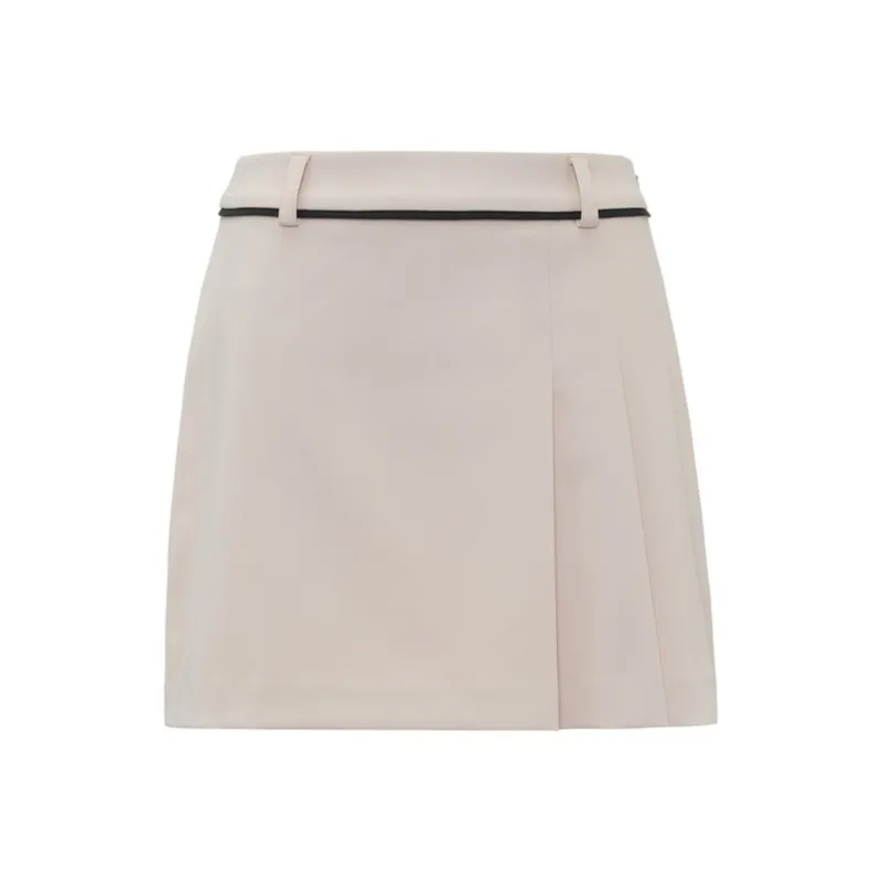 LI NING 1990 Golf Series Casual Short Skirts Women's Coast Gray-0