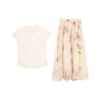PZHK Two Piece Skirt Sets Women's