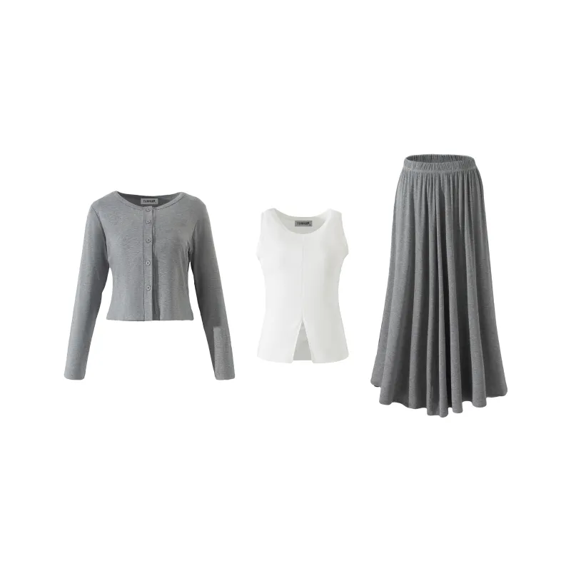 TURN UP Two Piece Skirt Sets Women's-0