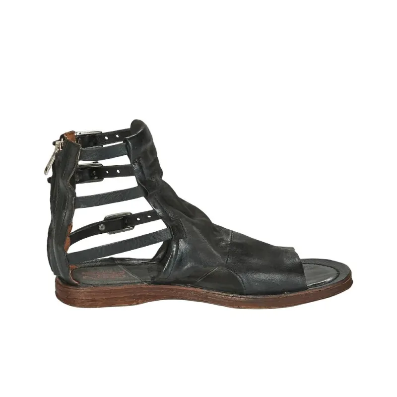 AirStep RAMOS BRIDES Roman Sandals Women's Black-1