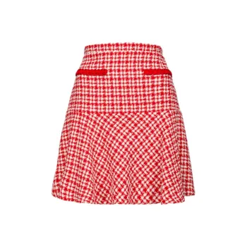 PINKO FW23 Casual Short Skirts Women's Pink