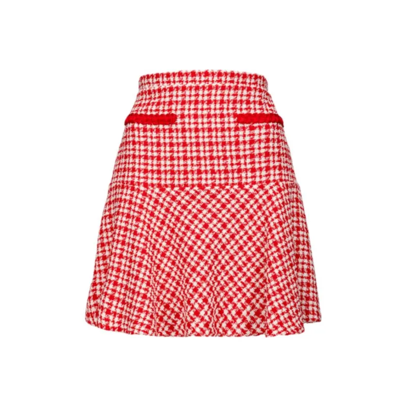 PINKO FW23 Casual Short Skirts Women's Pink-0