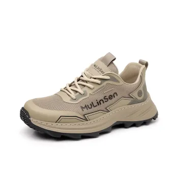 Mulinsen Casual Shoes Men Low Top Black/Khaki