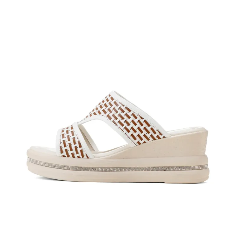 GOLDLION PU Polyurethane Cushioning Slide Slippers Women's-0