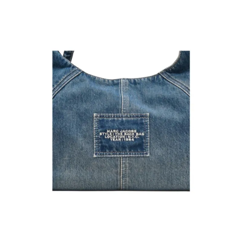 MARC JACOBS The Bow Denim Sack Bag-3