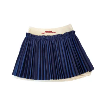 POPO.INFO Casual Short Skirts Women's Blue
