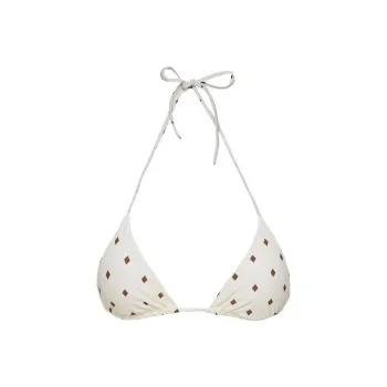 PRINCESS POLLY JENNER TRIANGLE BIKINI TOP Bikini Women's WHITE DIAMOND/ Diamond White