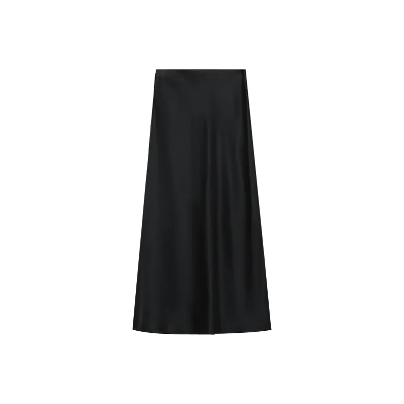 THE SEA LIFE Casual Long Skirt Women's Black Mage-0